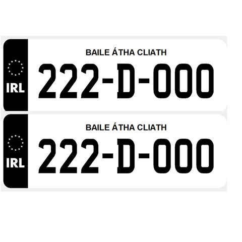 Standard Car Plates