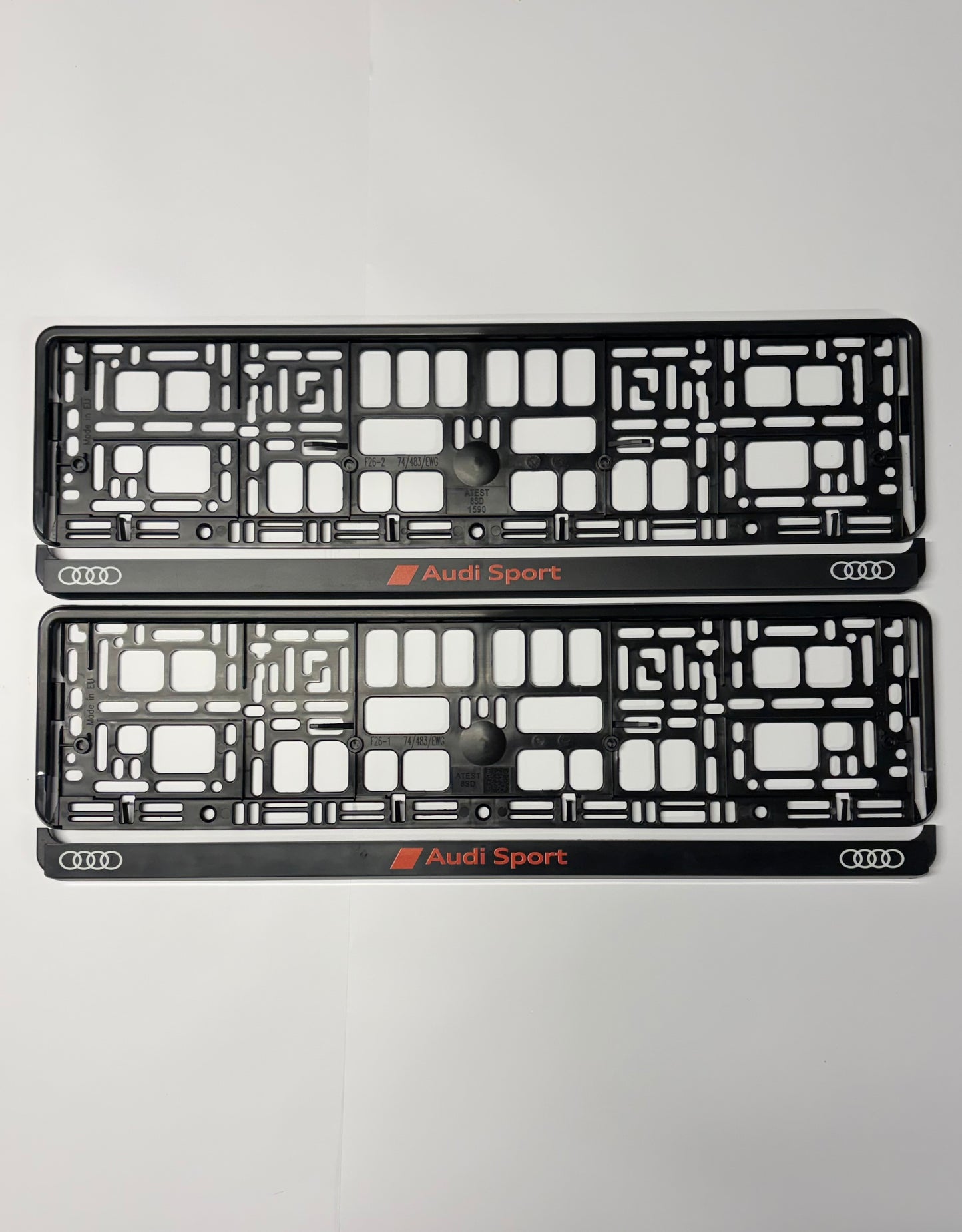 Audi Registration Plate Frames – Premium & Road Legal (Set of 2)
