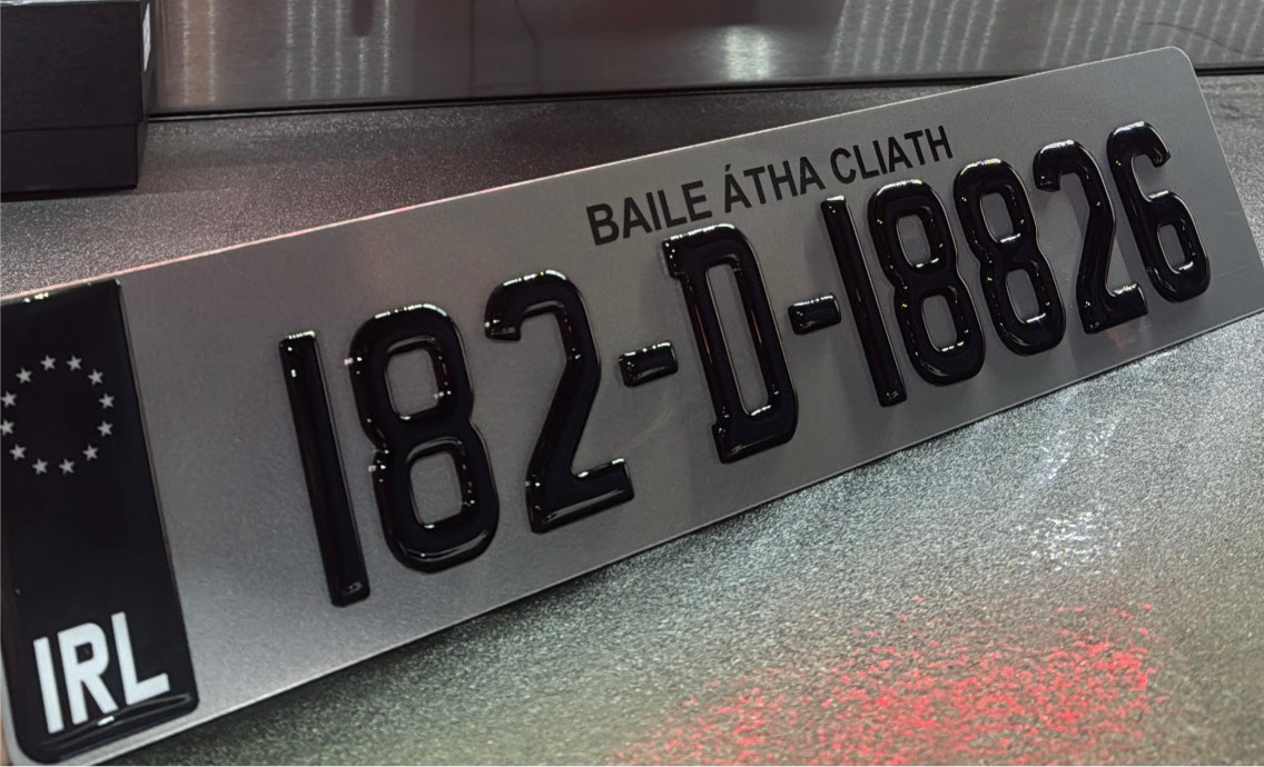 4D 3mm Gel Irish Font Plates (x2)