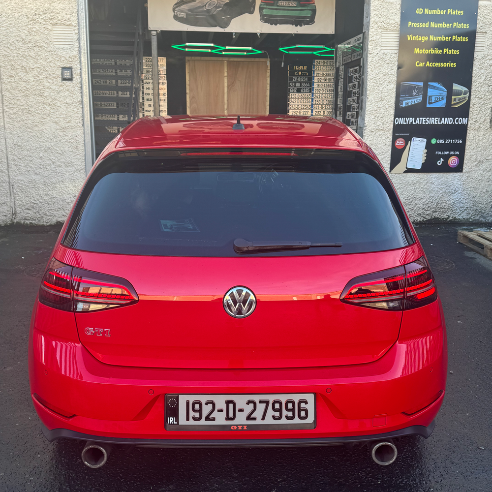 3D Neon Red Gel Plates (x2)