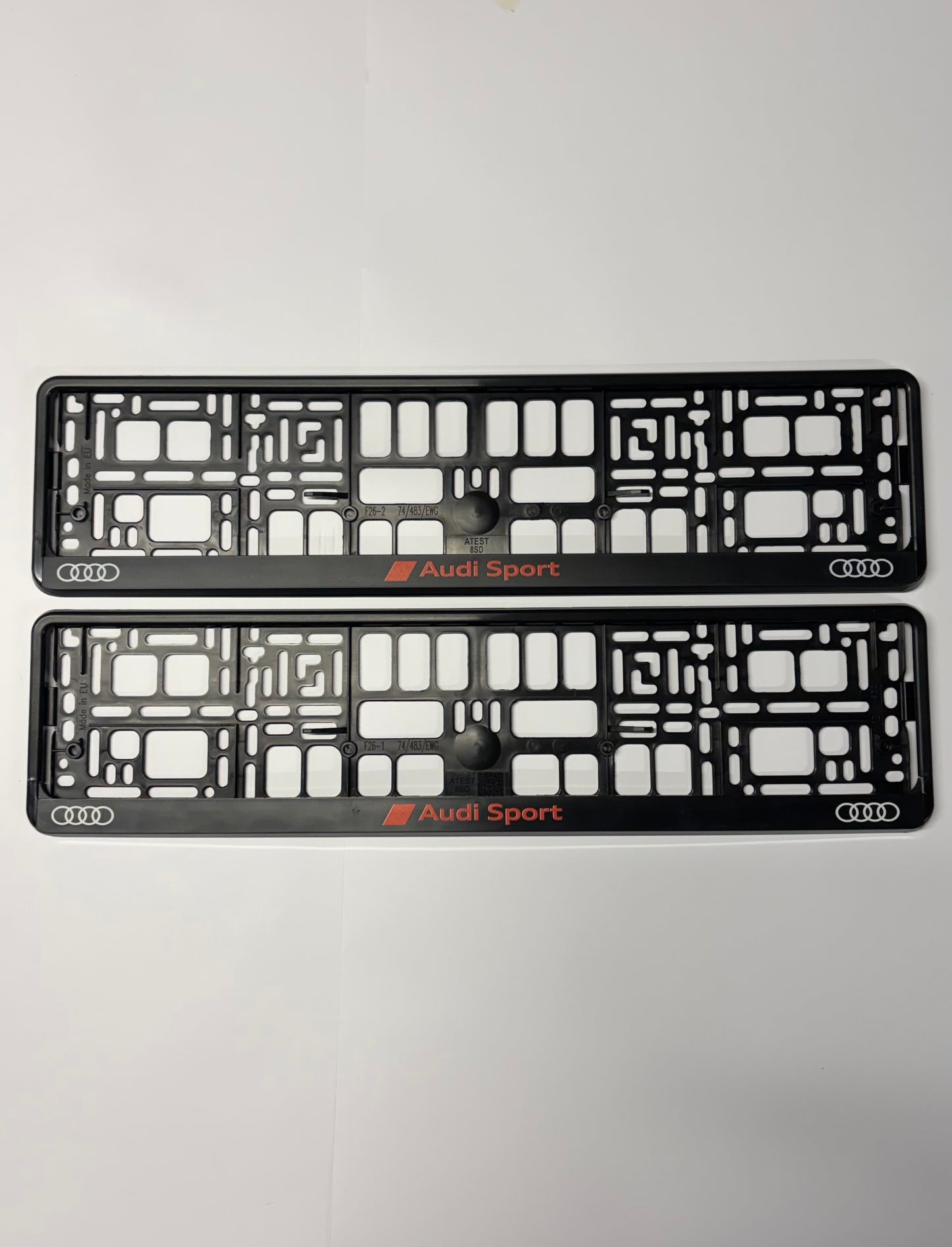 Audi Registration Plate Frames – Premium & Road Legal (Set of 2)