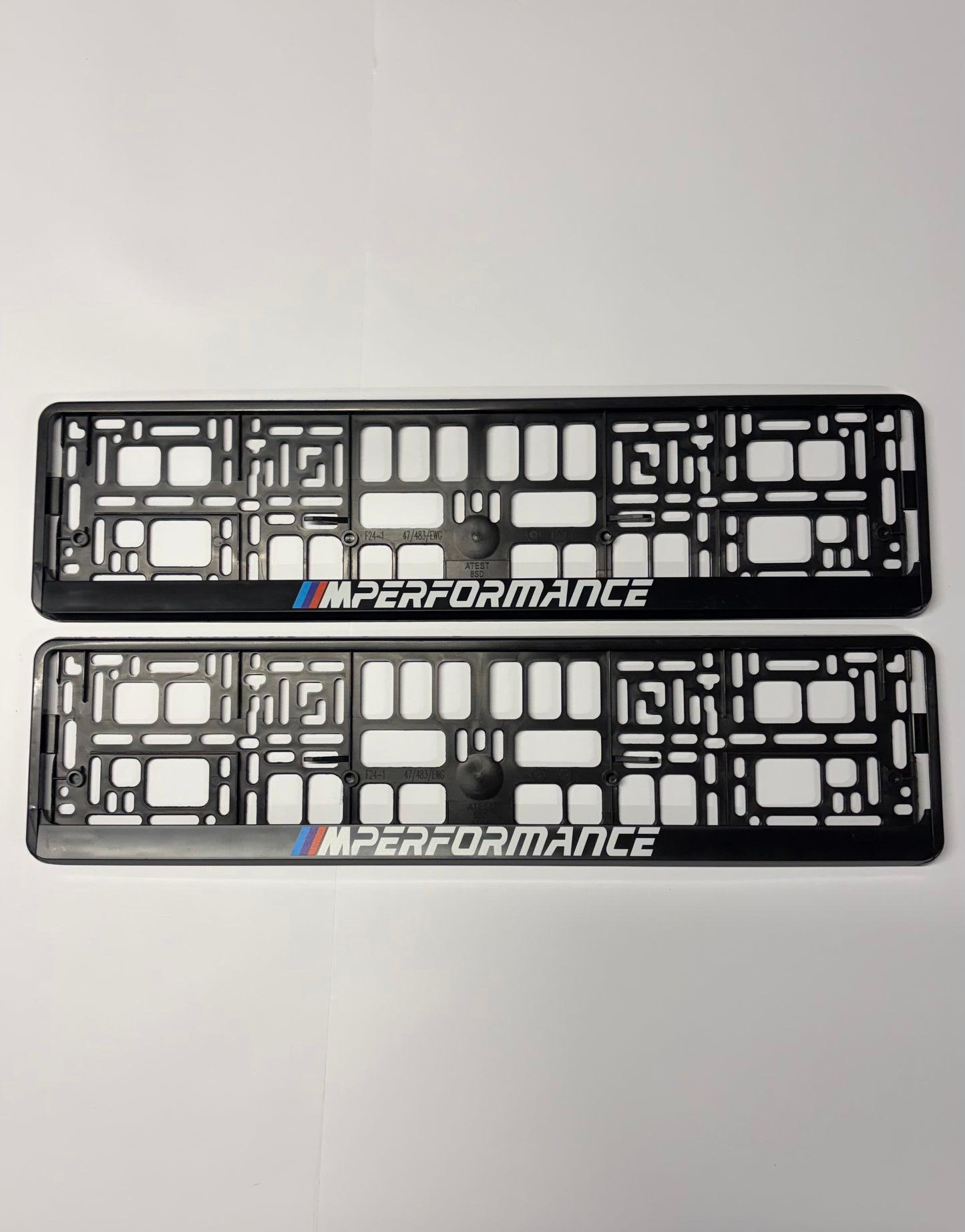 BMW M Performance Registration Plate Frames (x2)
