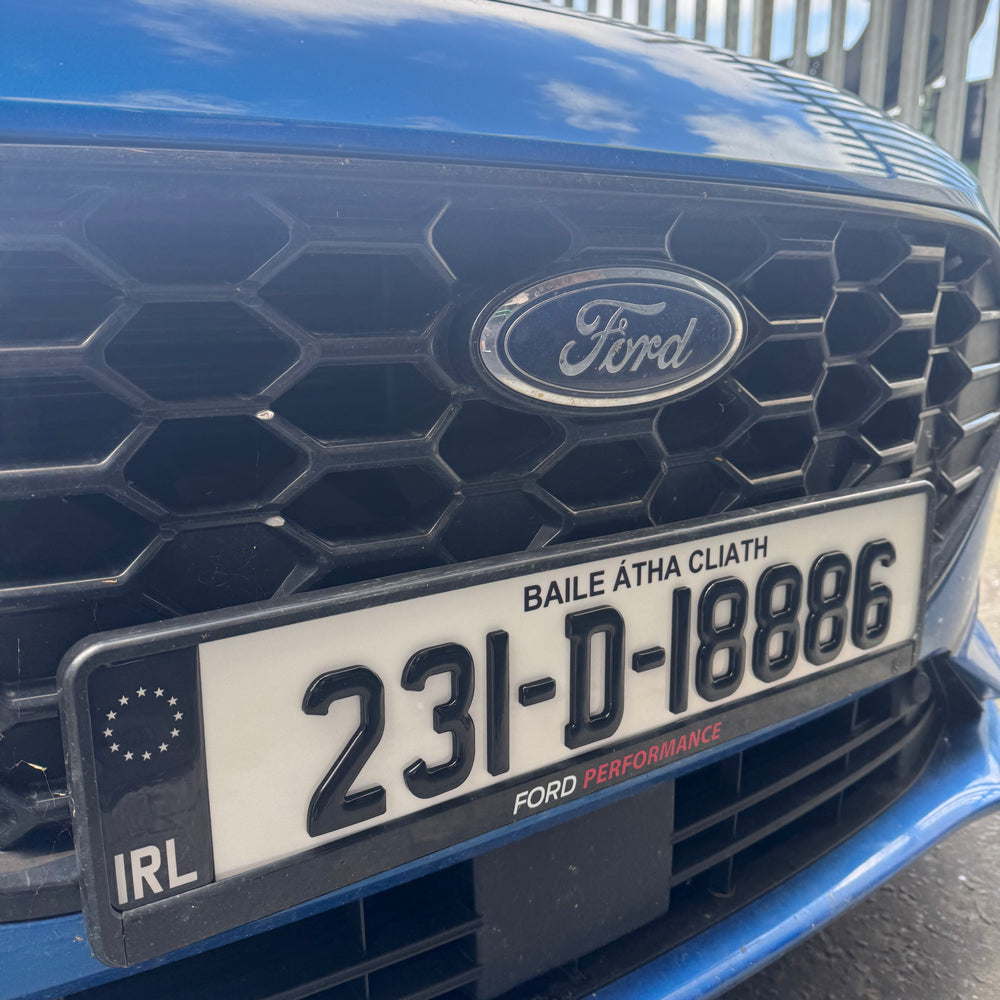 4D 3mm Gel Irish Font Plates (x2)