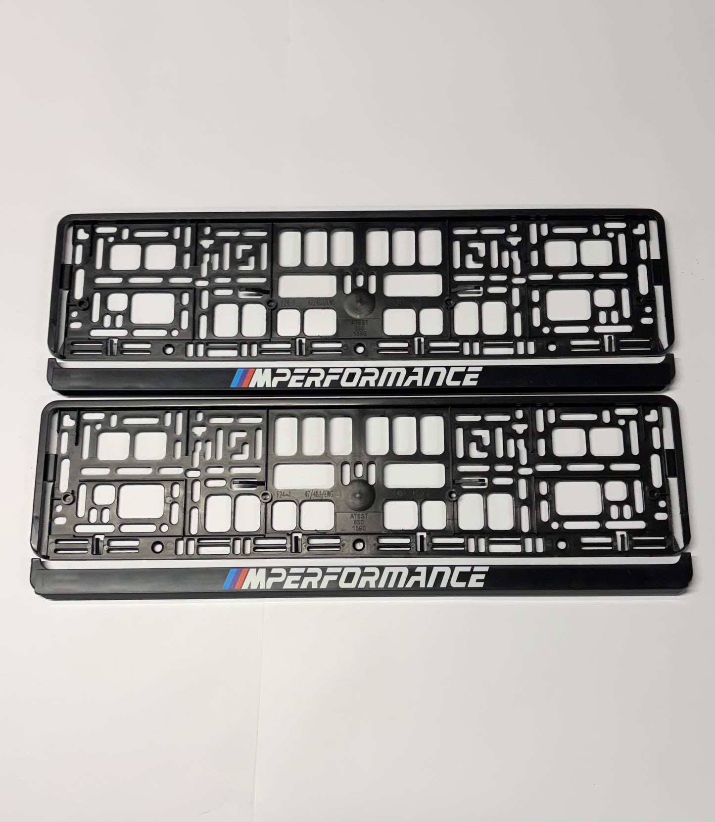 BMW M Performance Registration Plate Frames (x2)