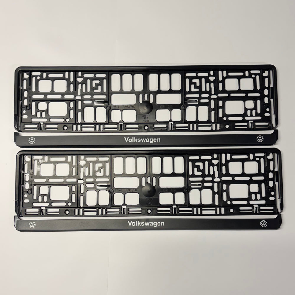 Vw Pattern Frame Volkswagen Registration Plate Frame | Only Plates – OnlyPlates