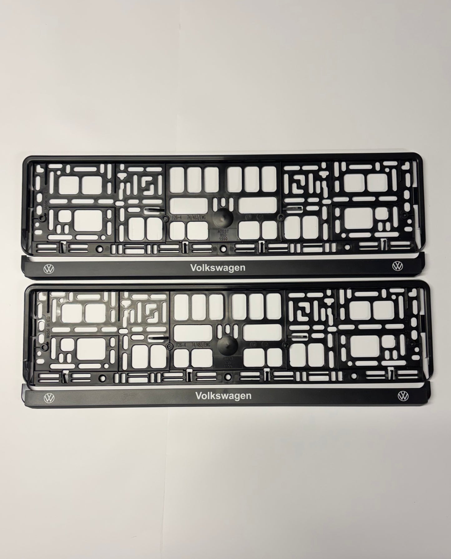 Volkswagen Registration Plate Frames – Premium & Road Legal (Set of 2)