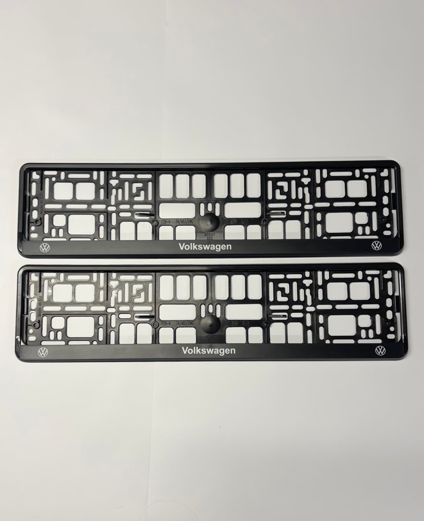 Volkswagen Registration Plate Frames – Premium & Road Legal (Set of 2)