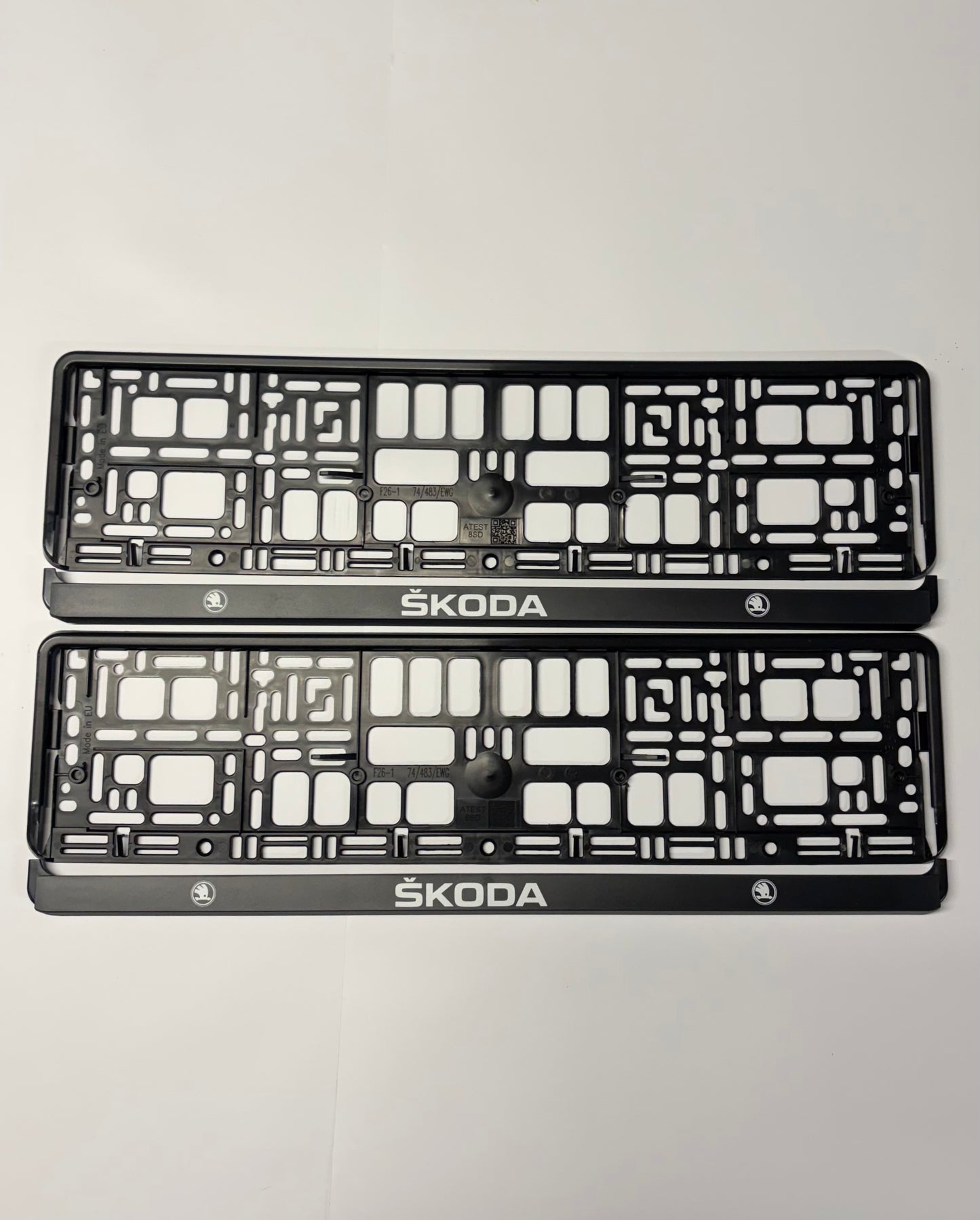 Škoda Registration Plate Frames (x2)