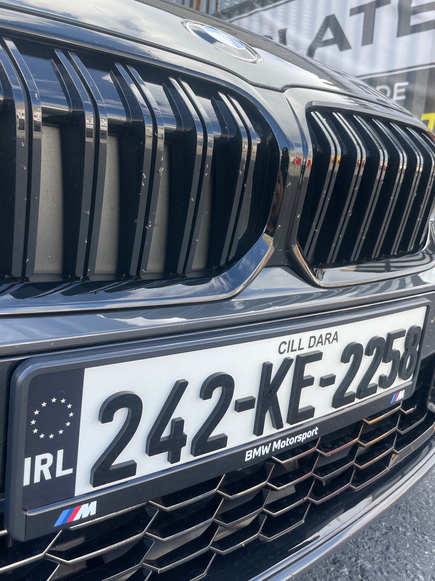 4D 5mm German Font Reg Plates (x2)