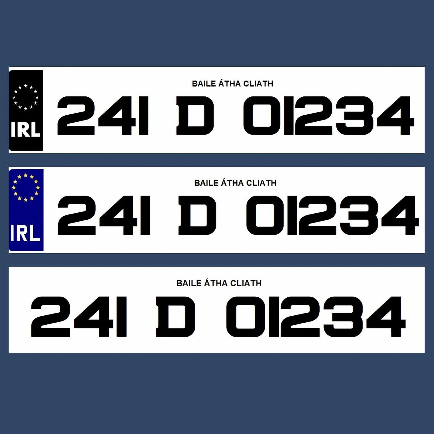 2D Metro Font Plates (x2)