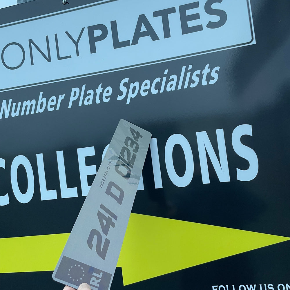 TINTED 2D SPORTY FONT REG PLATES