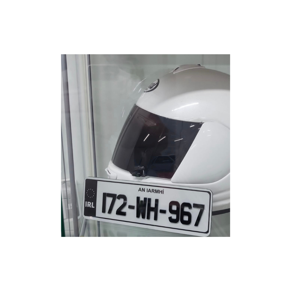 4D Custom Motor Bike Reg Plate 9X3 (X1)