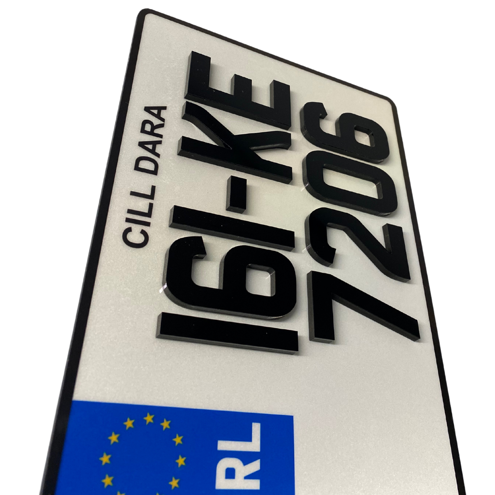 4D 5MM 11x8 Irish Font Plate (X1)
