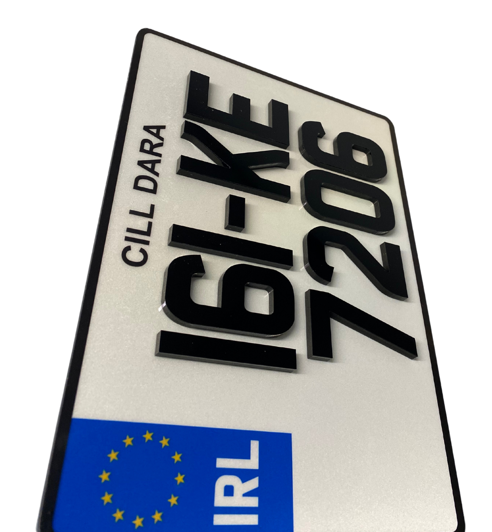 4D 5MM 11x8 Irish Font Plate (X1)