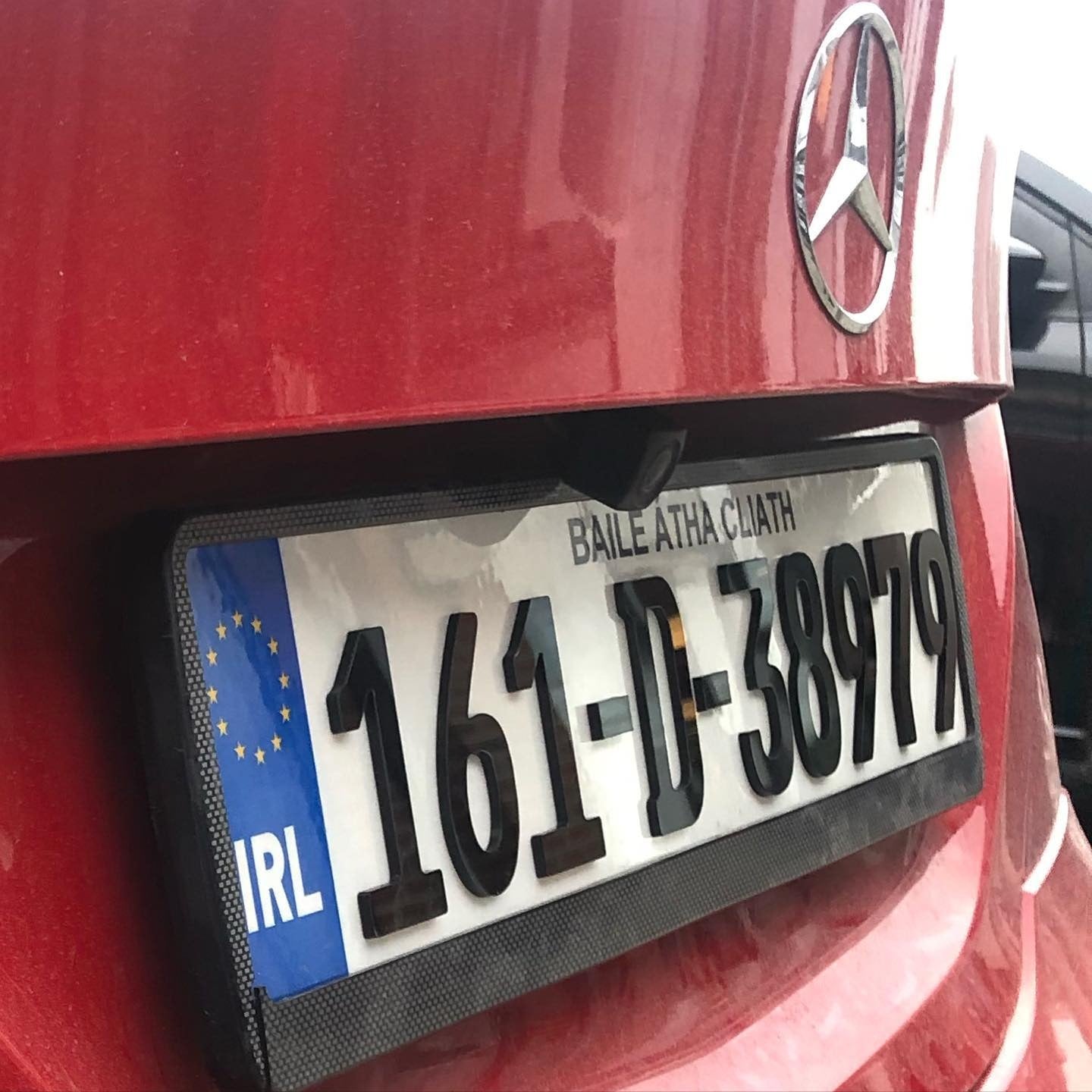 4D 3mm German Font Reg Plates (x2)