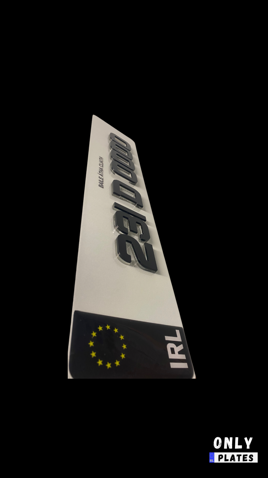 4D CRYSTAL METRO FONT PLATES (X2)