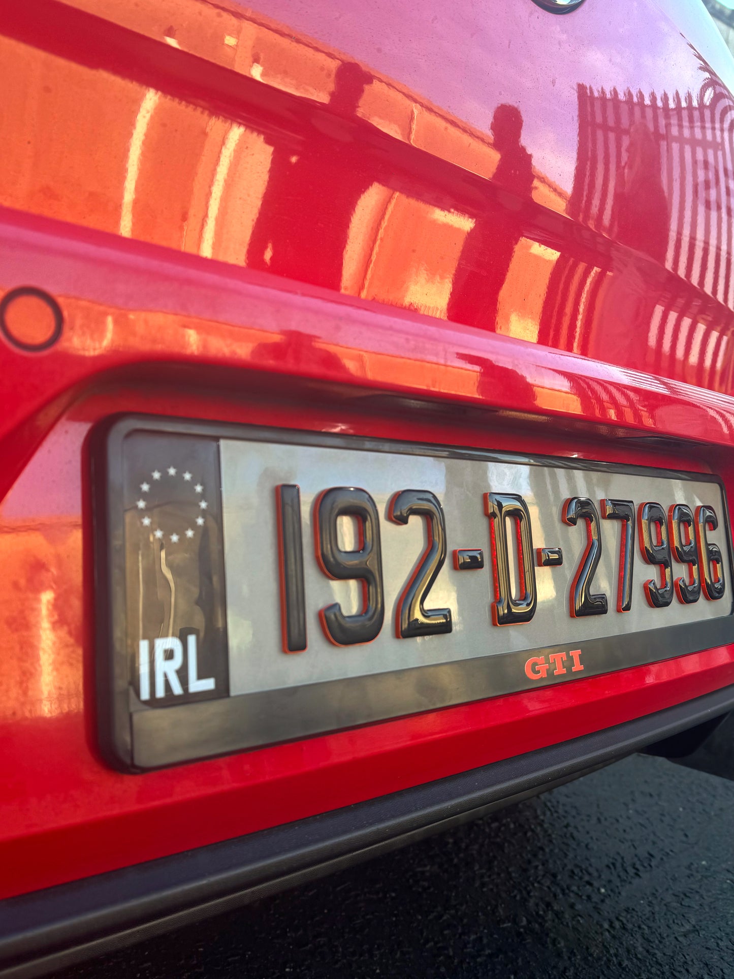3D Neon Red Gel Plates (x2)
