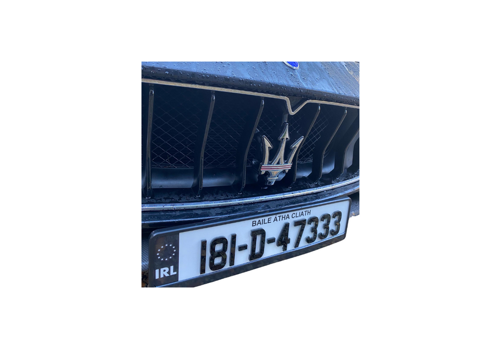 
                  
                    4D Crystal Irish Font Reg Plates (x2)
                  
                