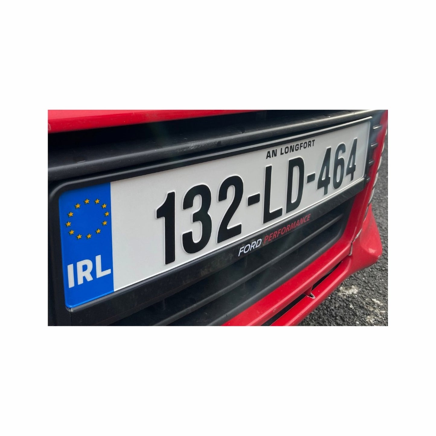 NCT Pressed Irish Font Reg Plates (x2)