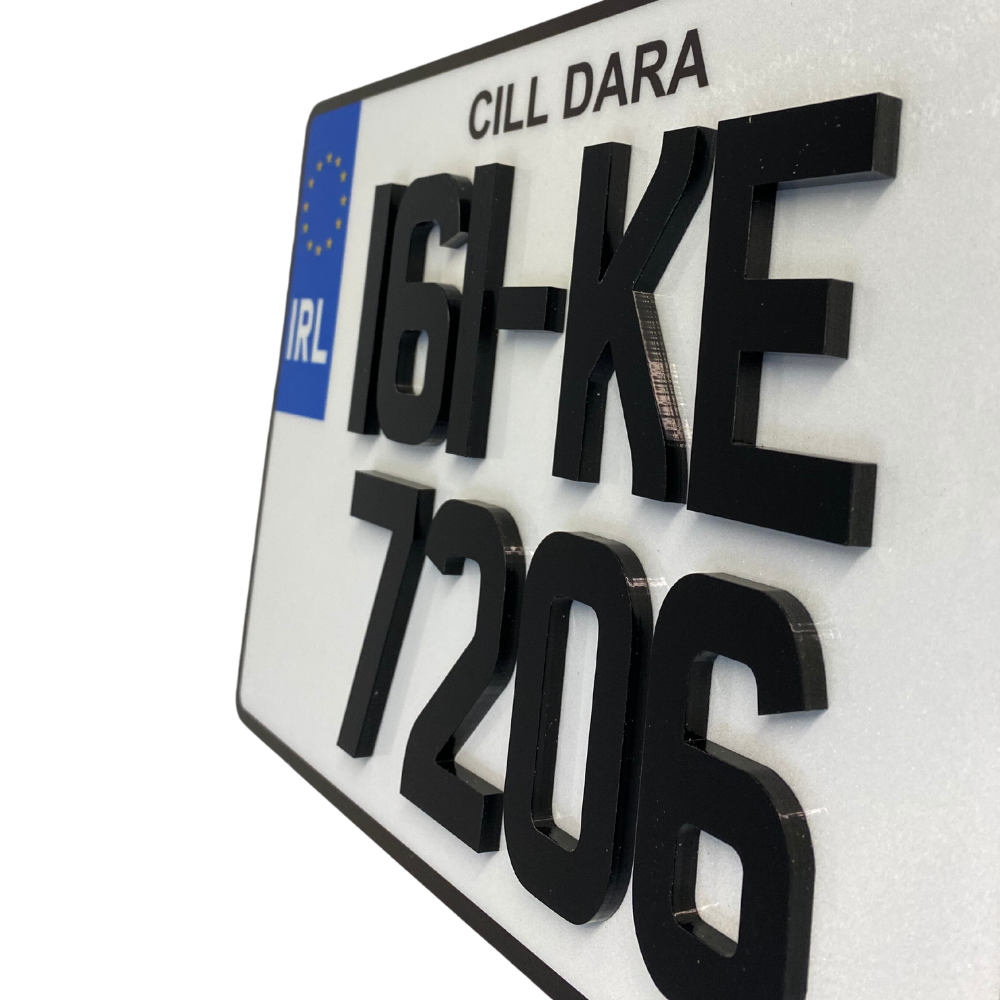 4D 5MM 11x8 Irish Font Plate (X1)