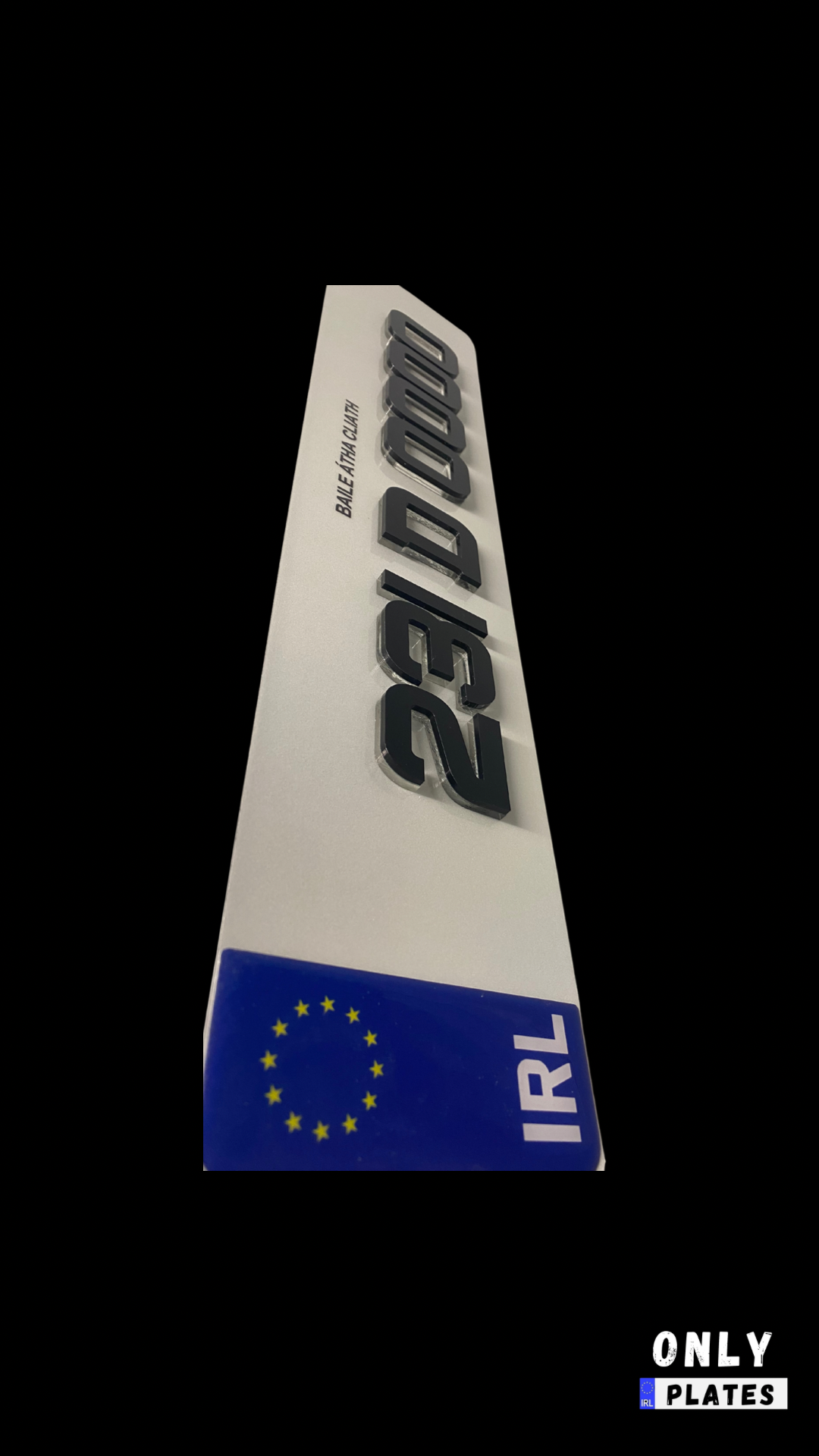 4D CRYSTAL METRO FONT PLATES (X2)