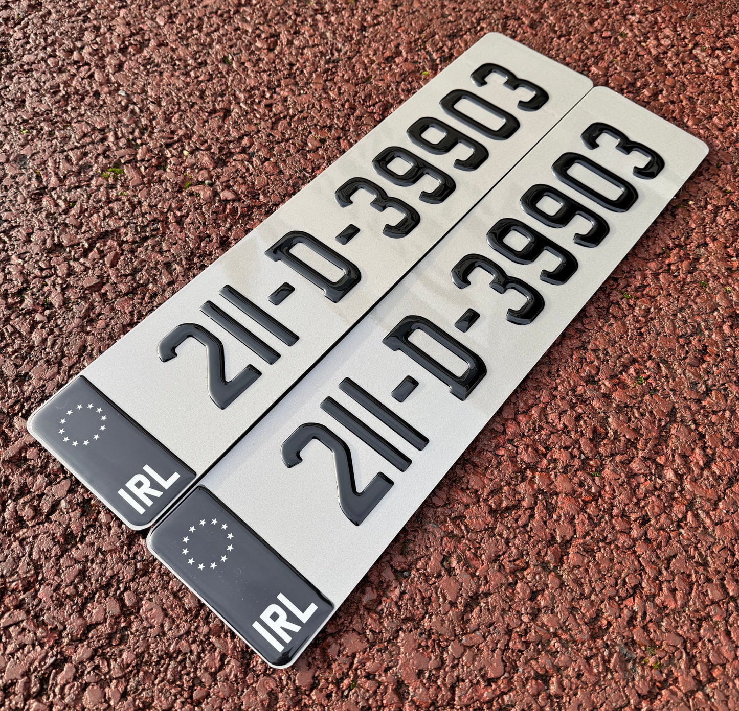 3D Gel Irish Font Plates (x2)