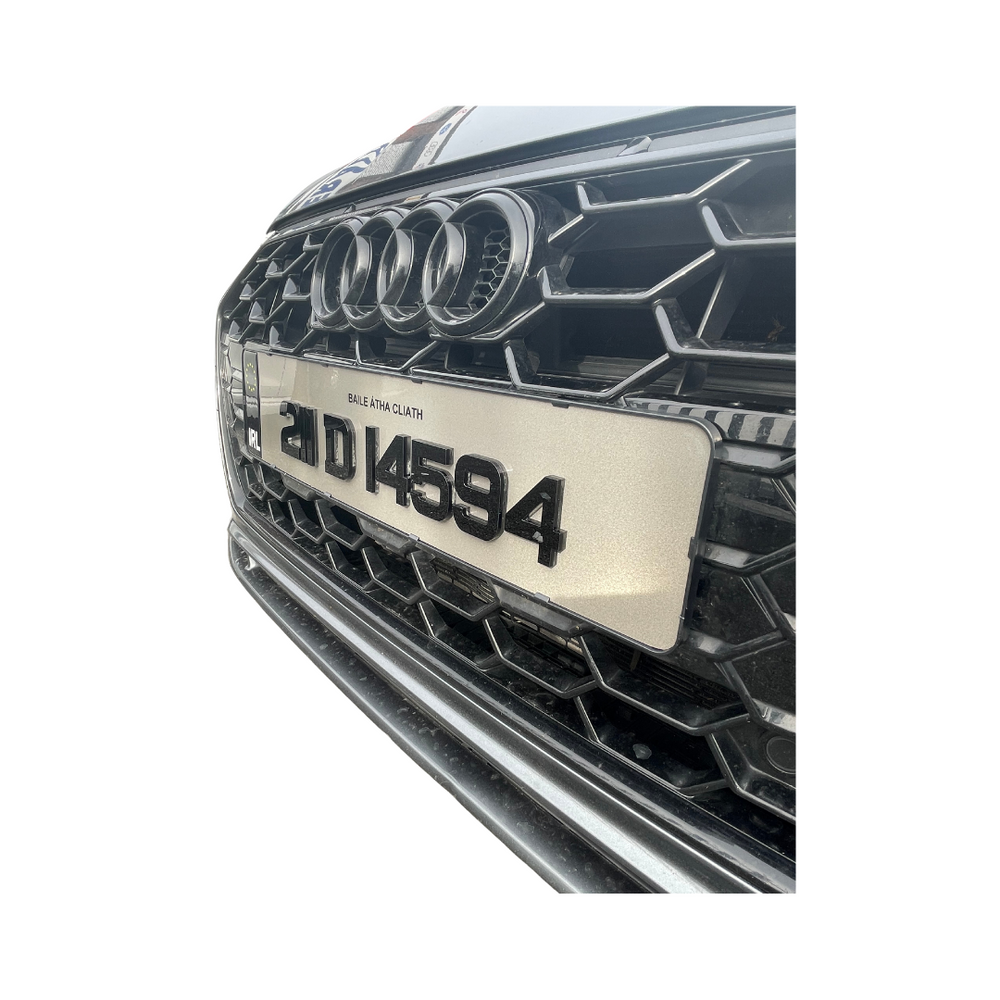 TINTED 4D CRYSTAL METRO FONT REG PLATES